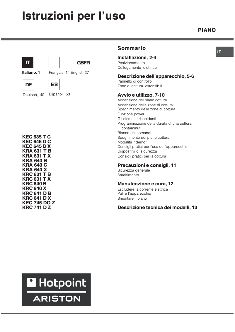 Image de la première page du manuel de l'appareil KRC 641 DB