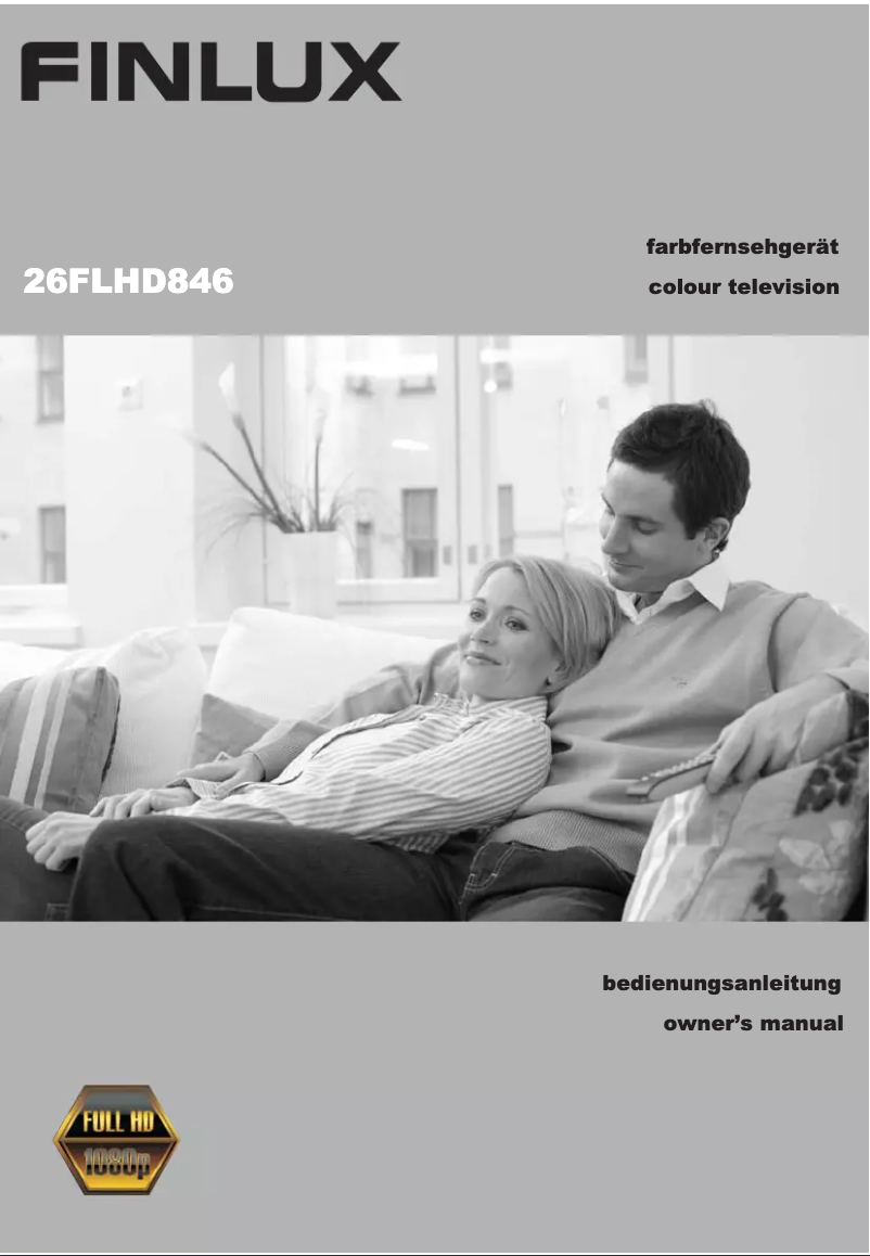 Page 1 de la notice Manuel utilisateur Finlux 26FLHD846