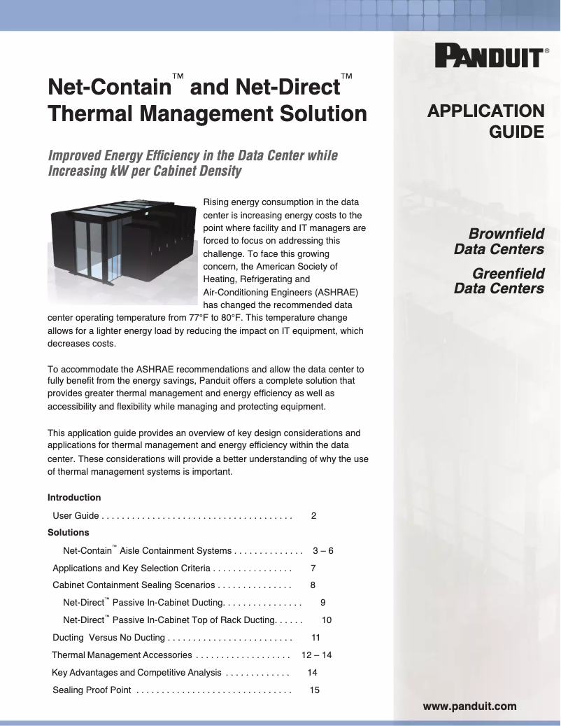 Page 1 de la notice Manuel utilisateur Panduit DPFP1WH