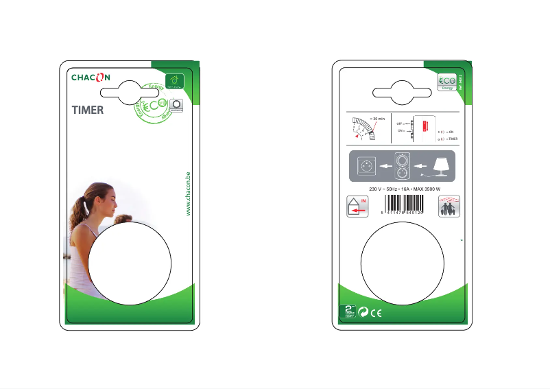 Page 1 de la notice Manuel utilisateur Chacon 54012