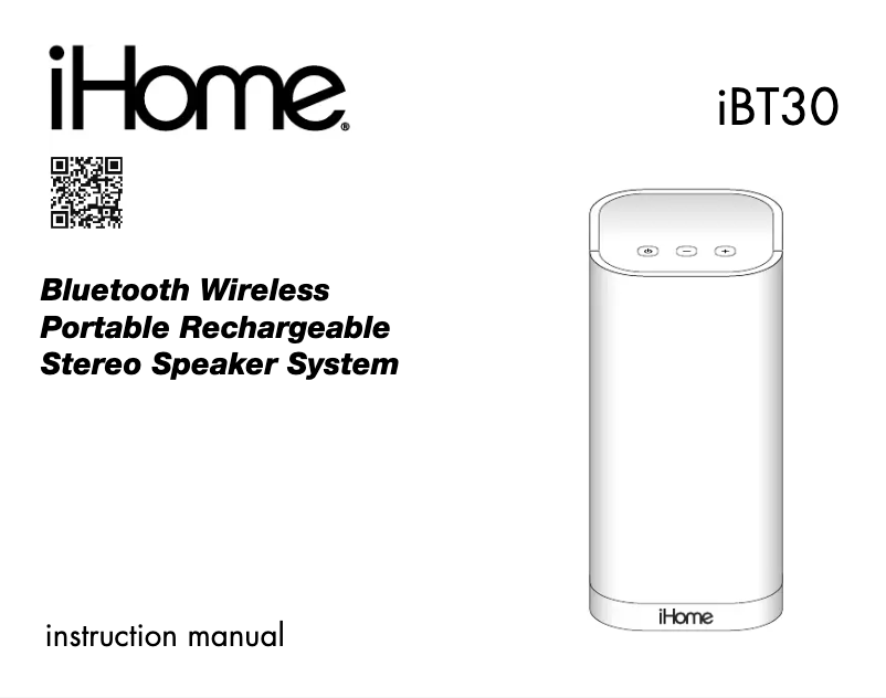 Imagen de la primera página del manual del dispositivo IBT30