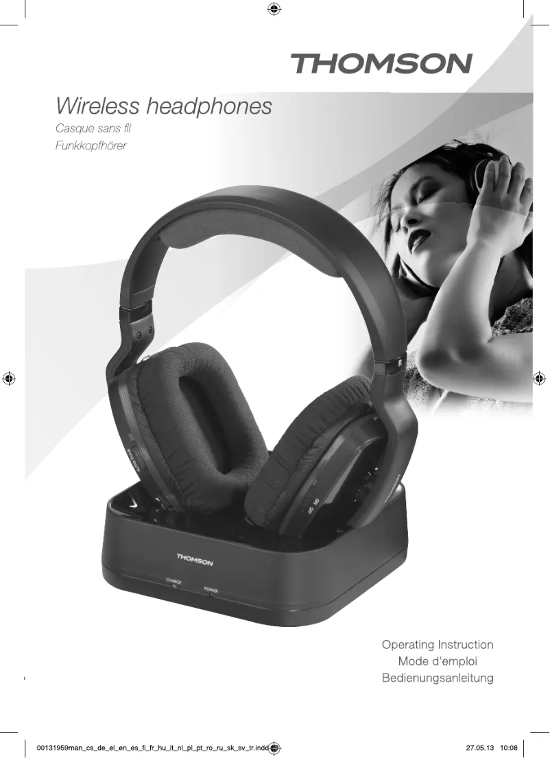 Page n°1 - Manuel utilisateur Thomson WHP3311BK