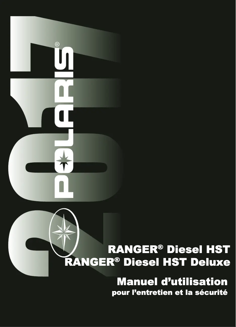 Imagen de la primera página del manual del dispositivo Ranger Diesel HST Deluxe (2017)