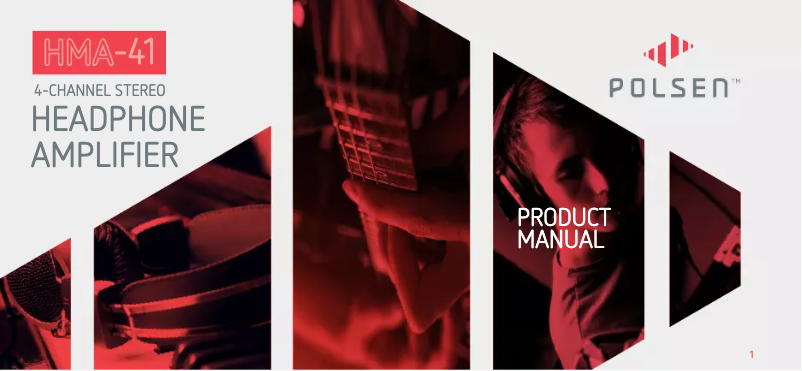 Page 1 de la notice Manuel utilisateur Polsen HMA-41