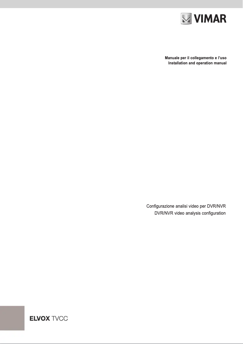 Page n°1 - Manuel utilisateur Vimar ELVOX 46KIT.1634E
