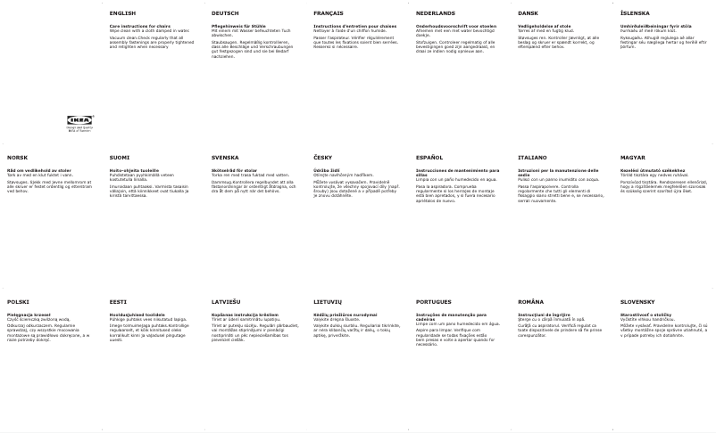 Imagen de la primera página del manual del dispositivo GAMLEHULT