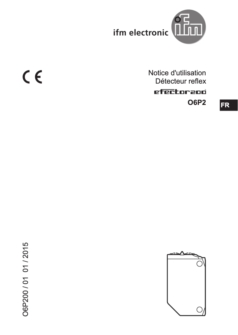 Image de la première page du manuel de l'appareil O6P204