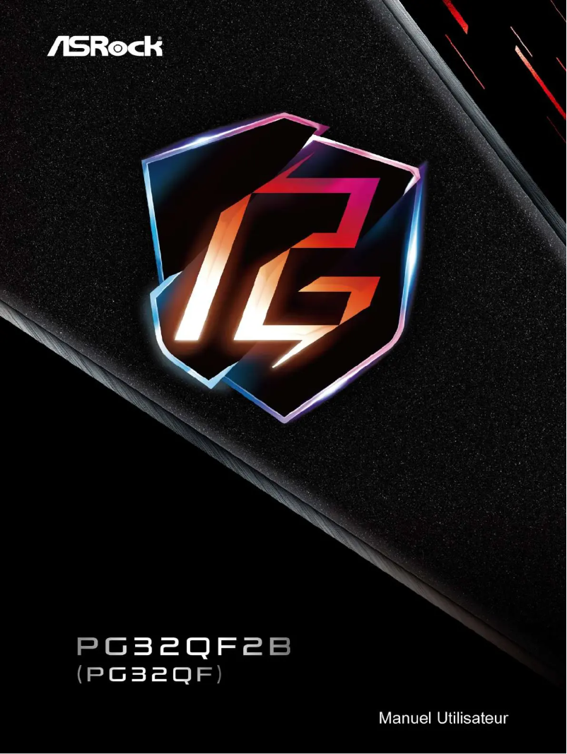 Image de la première page du manuel de l'appareil PG32QF2B