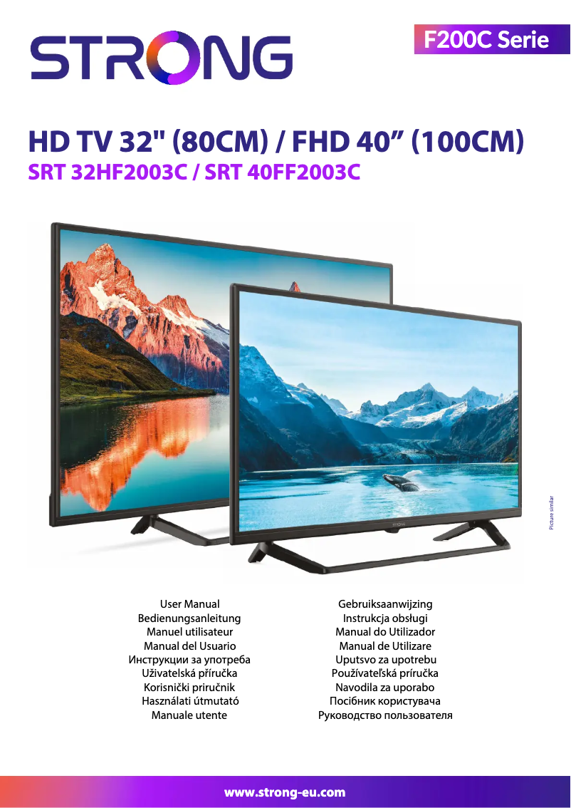 Image de la première page du manuel de l'appareil SRT 32HF2003C