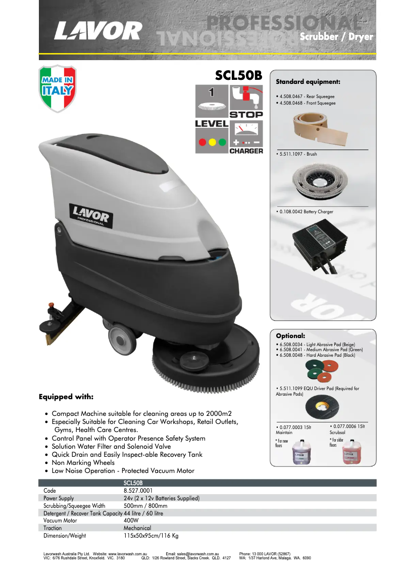 Image de la première page du manuel de l'appareil A5 EVO 50E