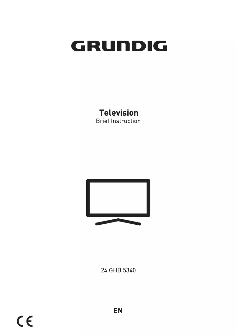 Image de la première page du manuel de l'appareil 24 GHB 5340