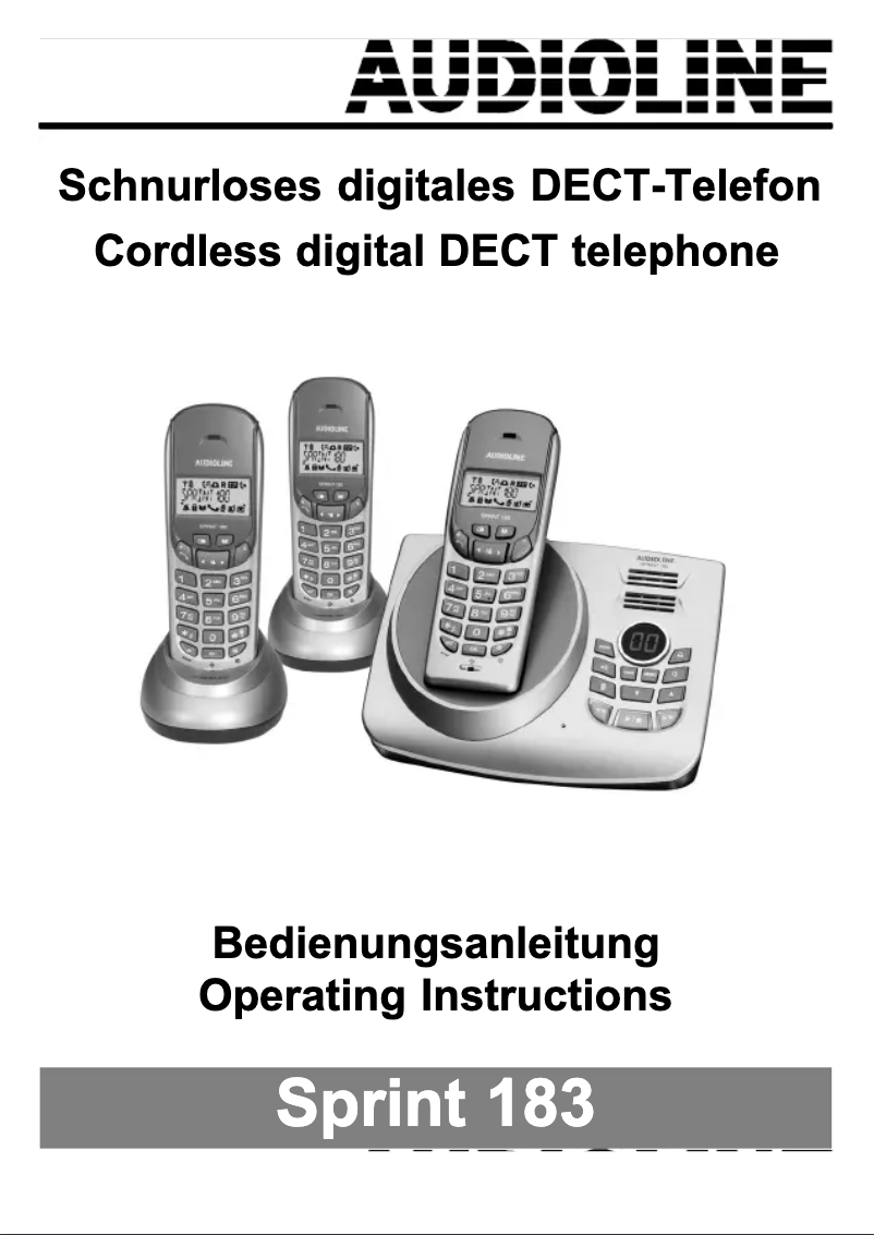 Imagen de la primera página del manual del dispositivo Sprint 183