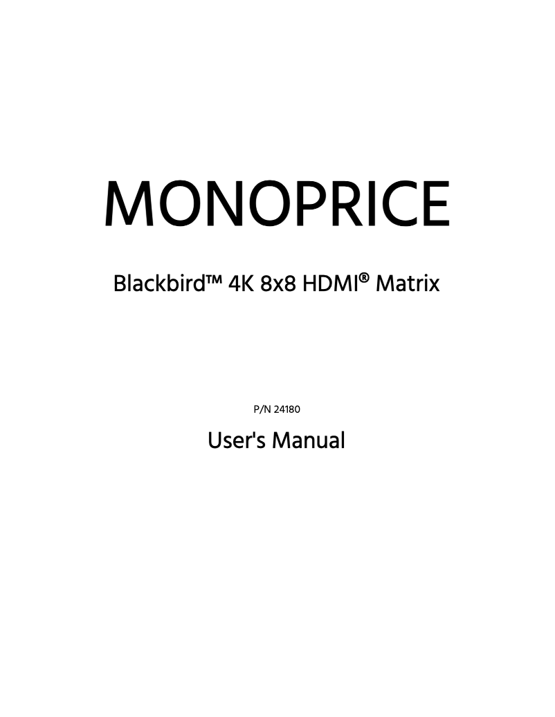 Imagen de la primera página del manual del dispositivo 24180