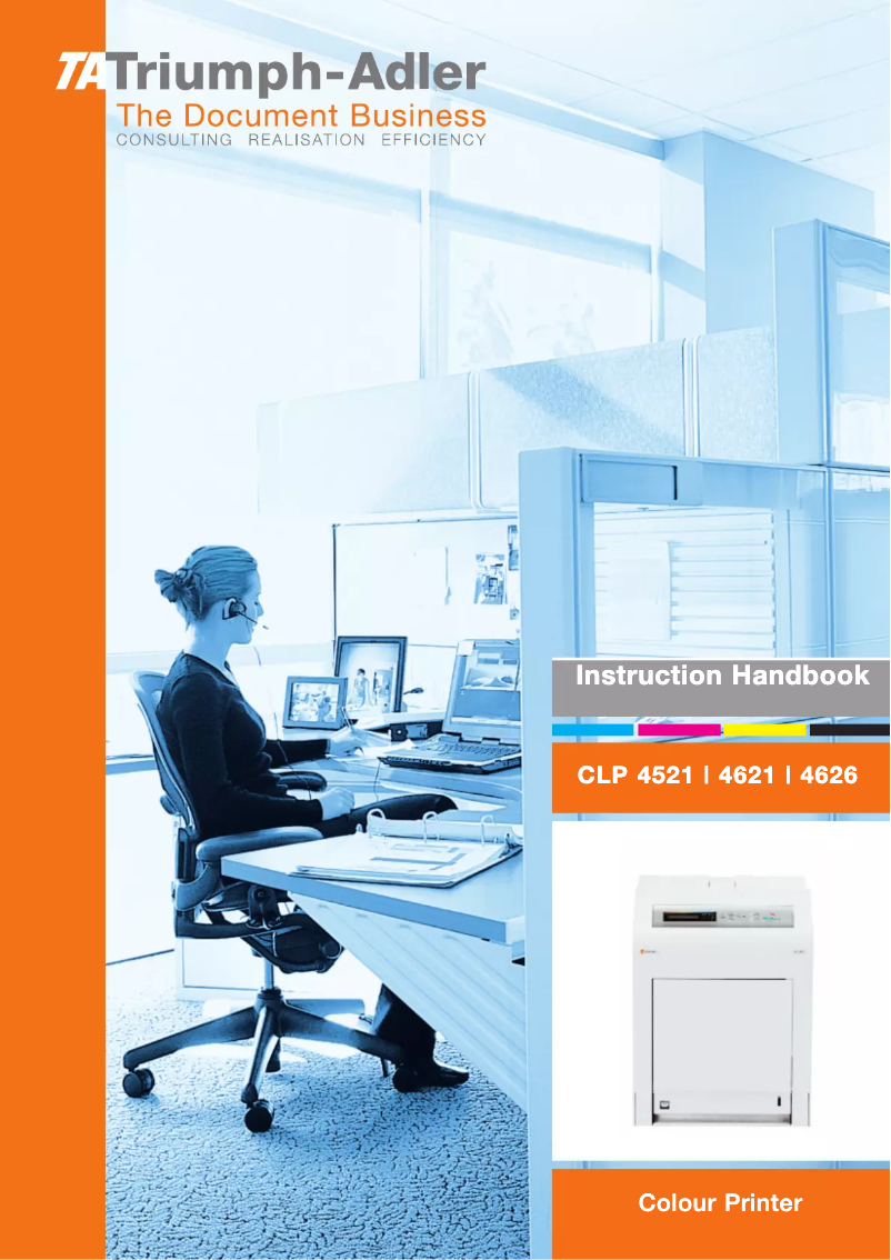 Page 1 de la notice Manuel utilisateur Triumph-Adler CLP 4626