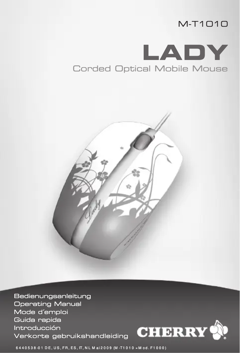 Image de la première page du manuel de l'appareil LADY MT-1010