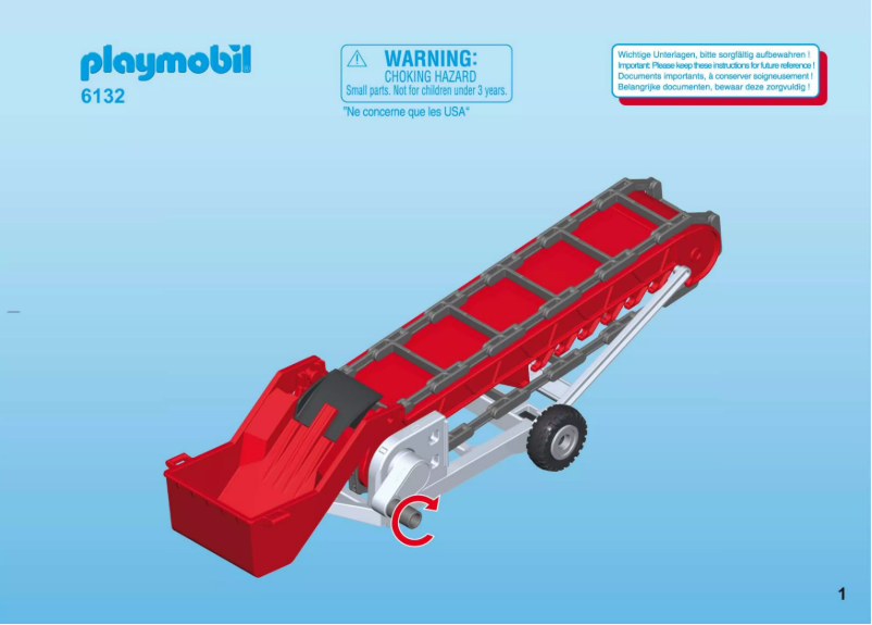 Page n°1 - Manuel utilisateur Playmobil Country Hay Bale Conveyor