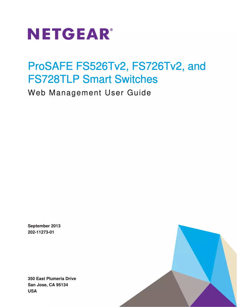 Page n°1 - Manuel utilisateur Netgear ProSafe FS526Tv2