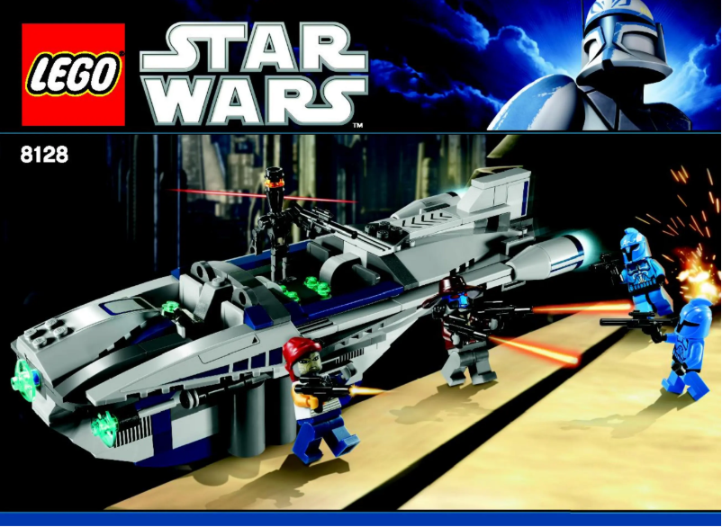 Page 1 de la notice Manuel utilisateur Lego Star Wars 8128