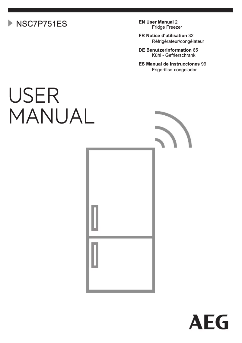 Page n°1 - Manuel utilisateur AEG NSC7P751ES