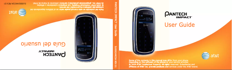 Page n°1 - Manuel utilisateur Pantech Impact P7000