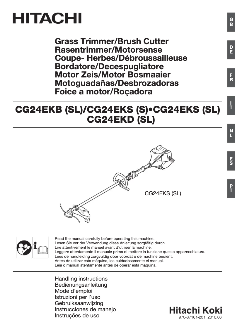 Image de la première page du manuel de l'appareil CG 24EKD (SL)