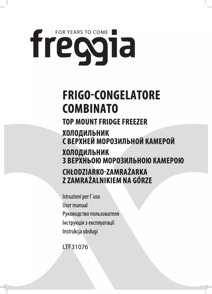 Image de la première page du manuel de l'appareil LTF31076C