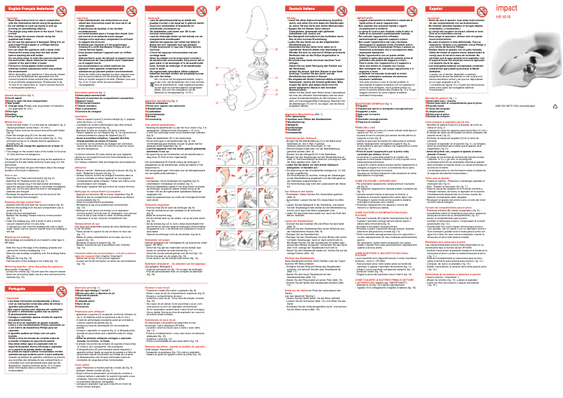 Page n°1 - Manuel utilisateur Philips HR6016