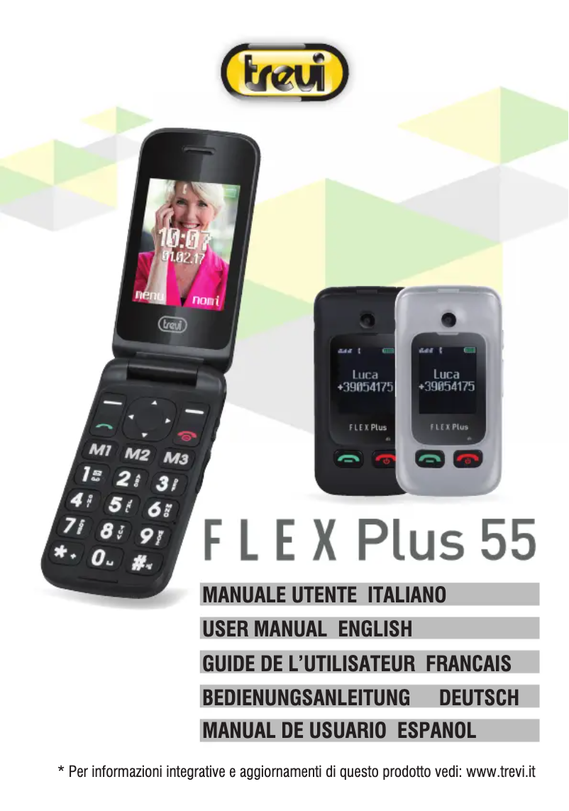 Image de la première page du manuel de l'appareil Flex Plus 55