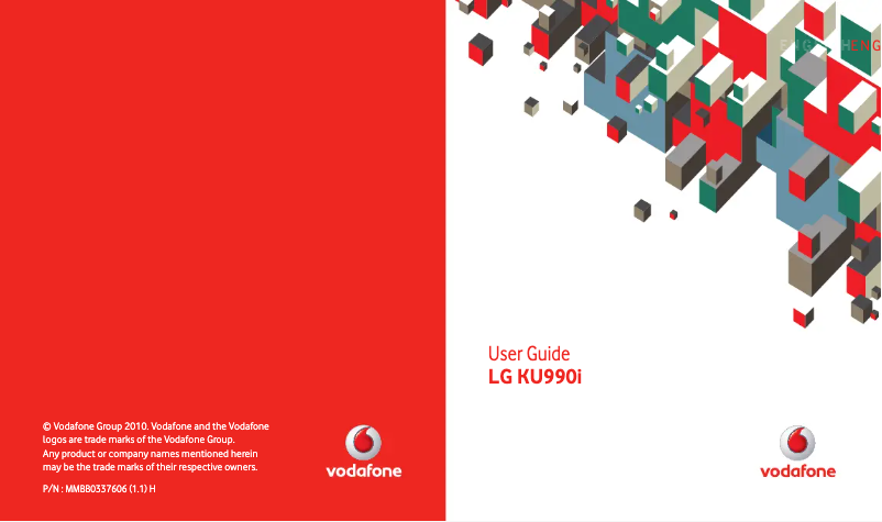 Page 1 de la notice Manuel utilisateur LG KU990iGO