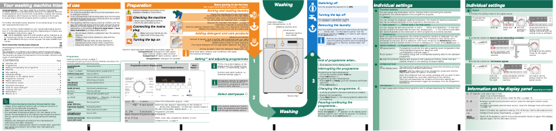 Página 1 del manual Manual de usuario Siemens WM14B286ES