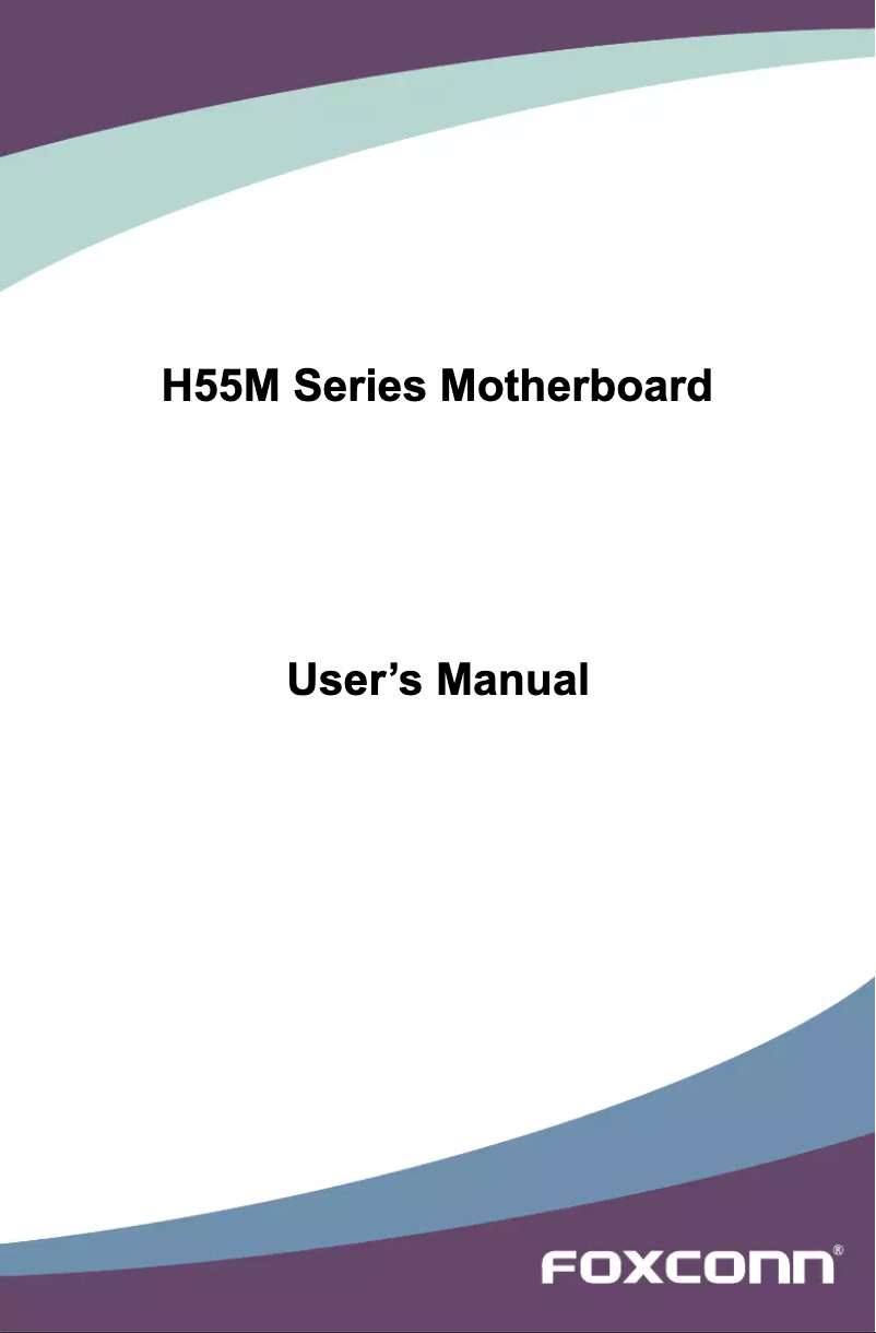 Page 1 de la notice Manuel utilisateur Foxconn H55M-S