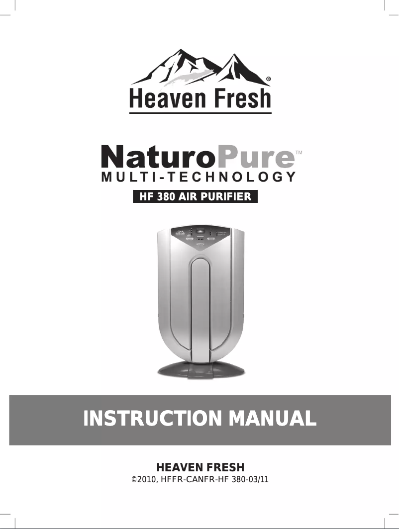 Page n°1 - Manuel utilisateur Heaven Fresh HF 380