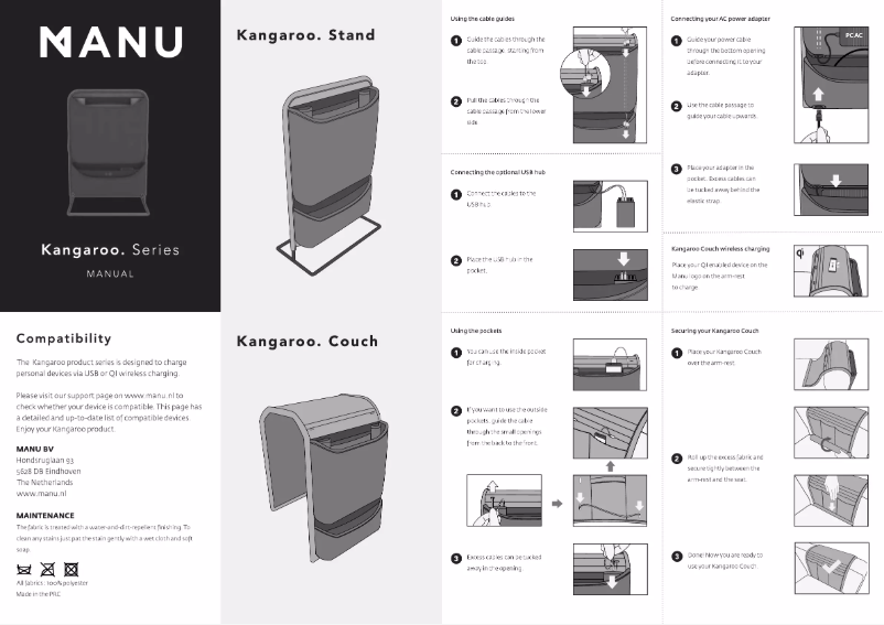 Image de la première page du manuel de l'appareil Kangaroo
