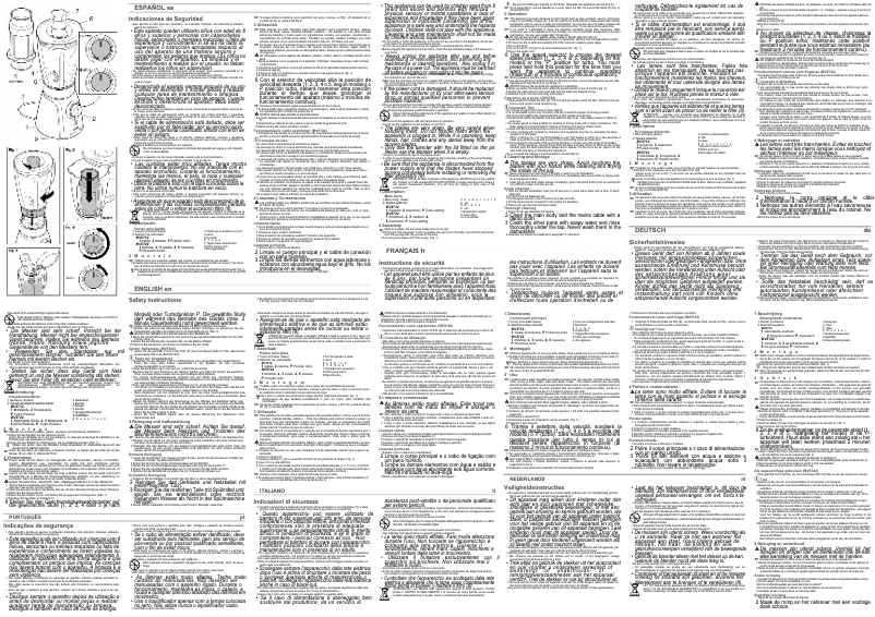 Page 1 de la notice Manuel utilisateur Solac BV5722