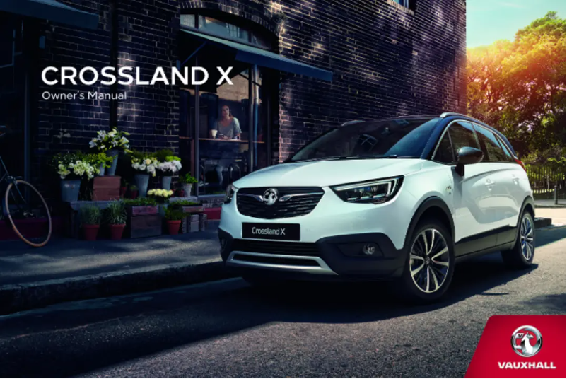 First page image of the manual for Crossland X (2019)