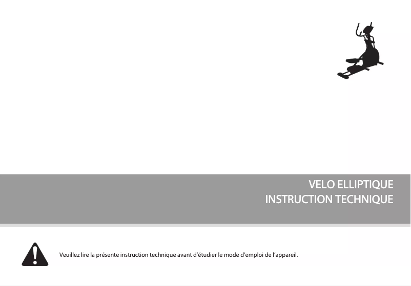 Page n°1 - Manuel utilisateur Horizon Fitness Elite E5000