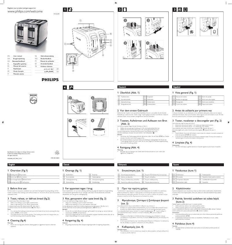 Página 1 del manual Manual de usuario Philips HD2648