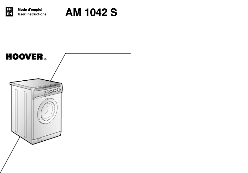 Page n°1 - Manuel utilisateur Hoover AM 1042S 11