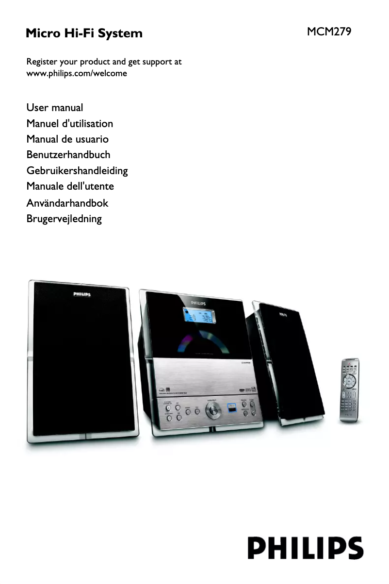 Página 1 del manual Manual de usuario Philips MCM279