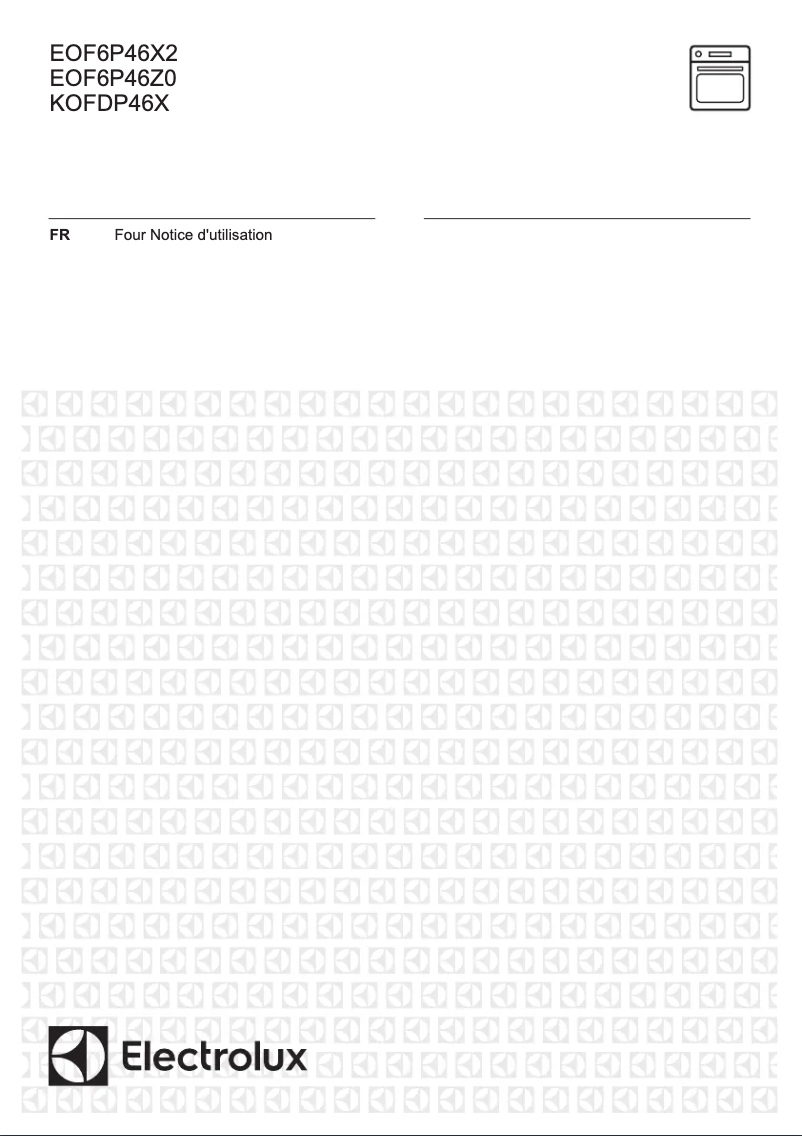 Page n°1 - Manuel utilisateur Electrolux EOF6P46X2