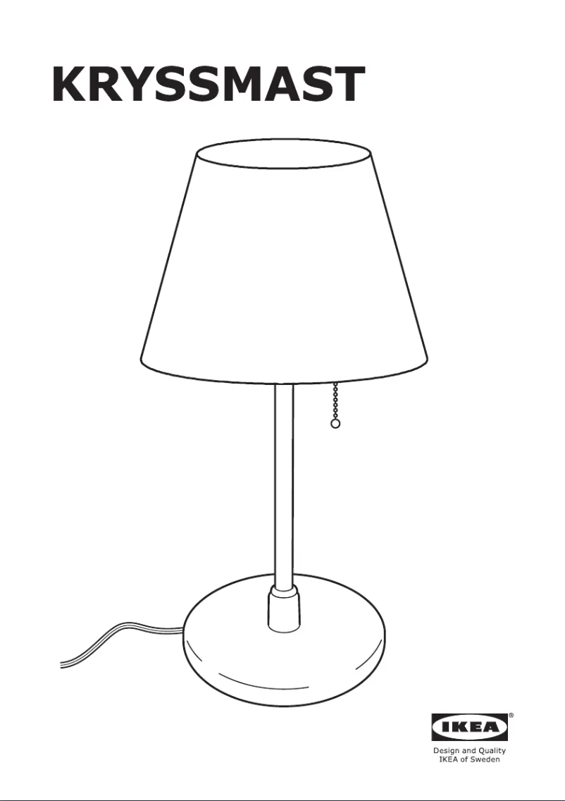 Image de la première page du manuel de l'appareil KRYSSMAST 604.963.28