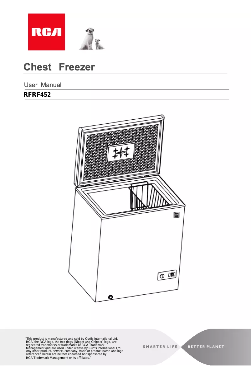Image de la première page du manuel de l'appareil RFRF452