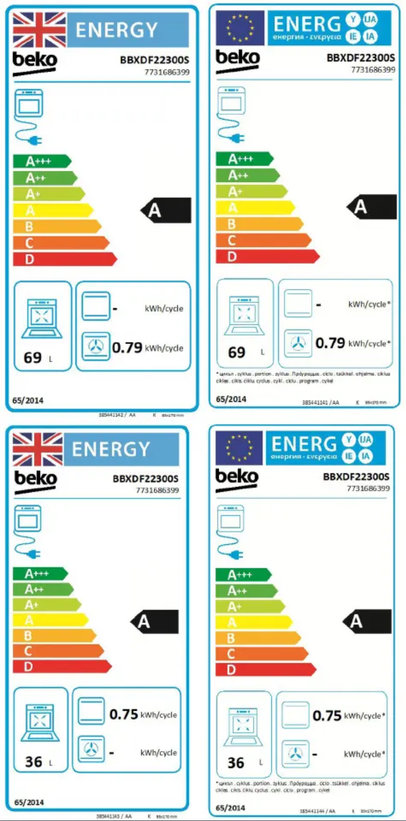 Page 1 de la notice Manuel utilisateur Beko BBXDF22300