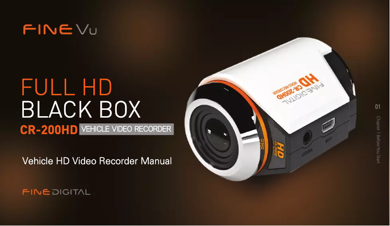 Página 1 del manual Manual de usuario FineVu CR-200HD