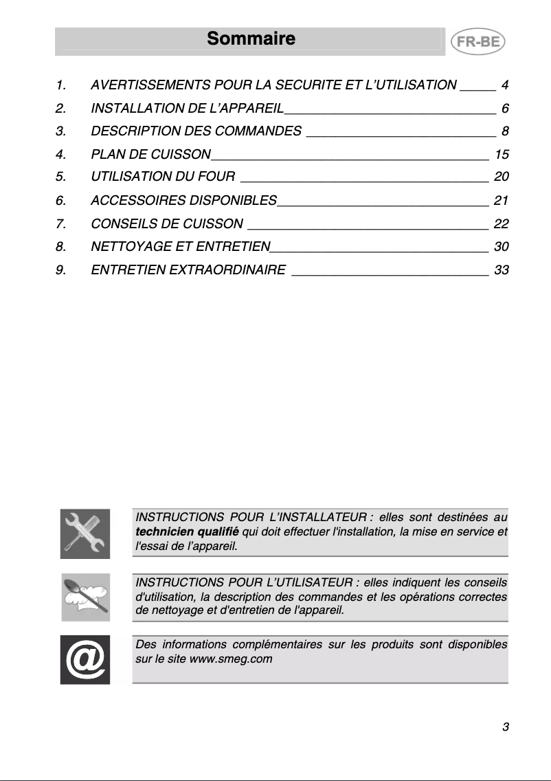 Image de la première page du manuel de l'appareil CS19IDA-6