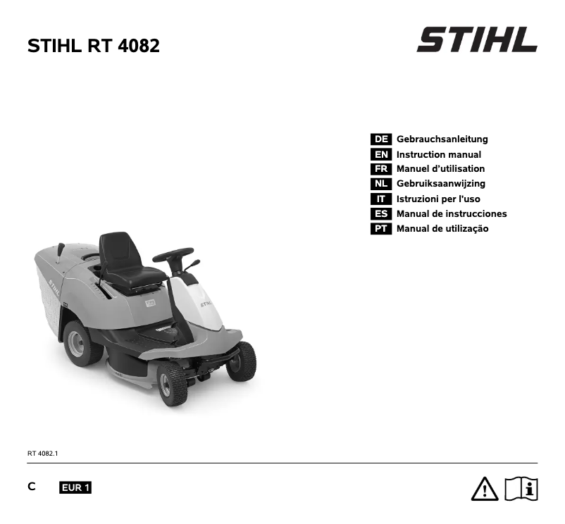 Page n°1 - Manuel utilisateur Stihl RT 4082