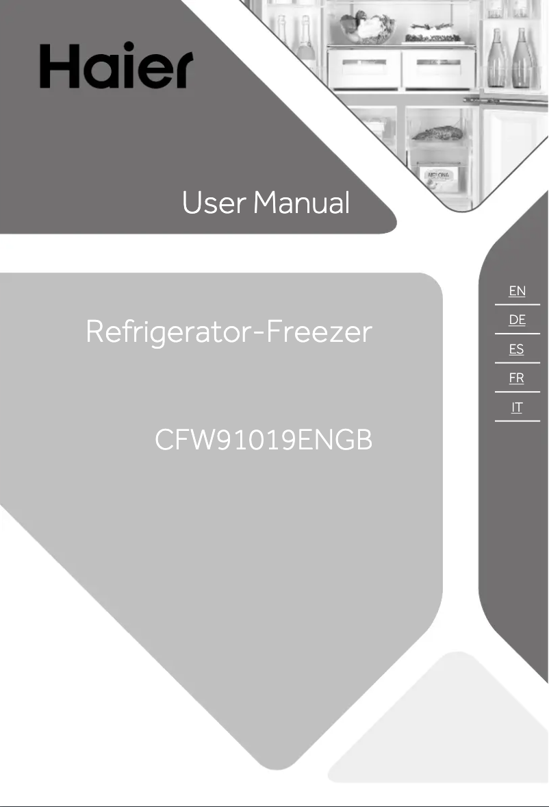 Image de la première page du manuel de l'appareil CFW91019ENGB