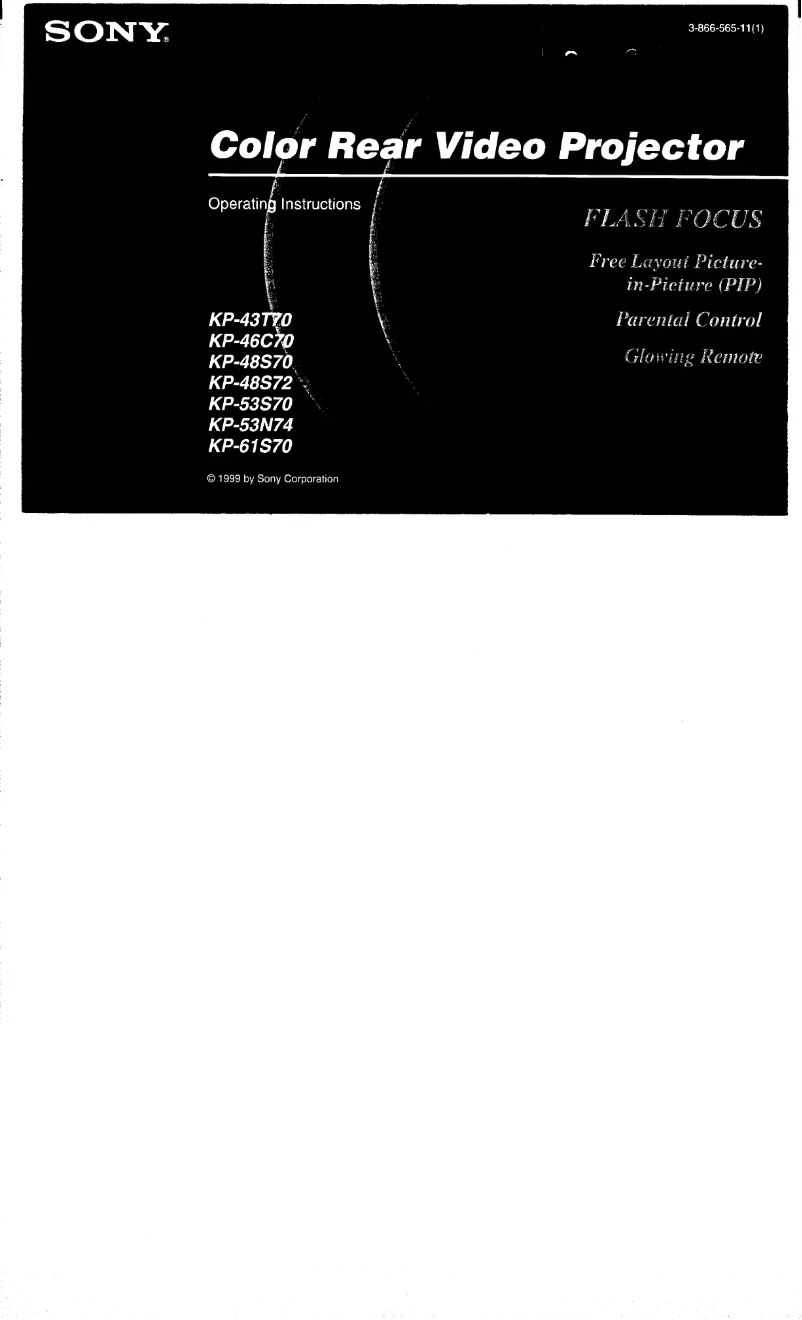 Image de la première page du manuel de l'appareil KP-53S70