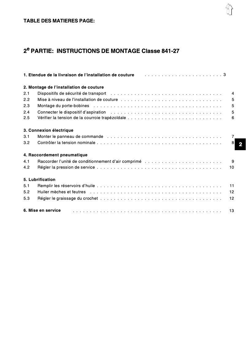 Image de la première page du manuel de l'appareil 841