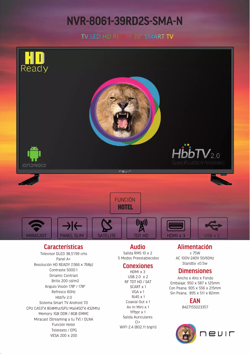 Image de la première page du manuel de l'appareil NVR-8061-39RD2S-SMA-N